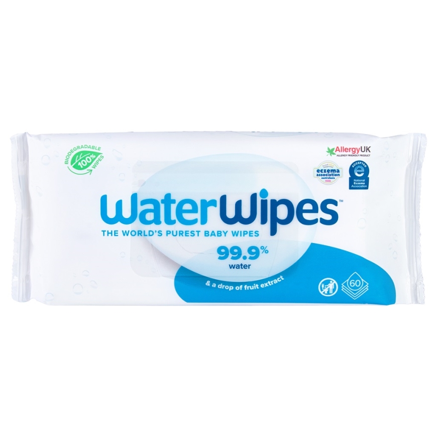 WaterWipes - SET 9x vlažne maramice bez plastike 60 kom (540 kom)