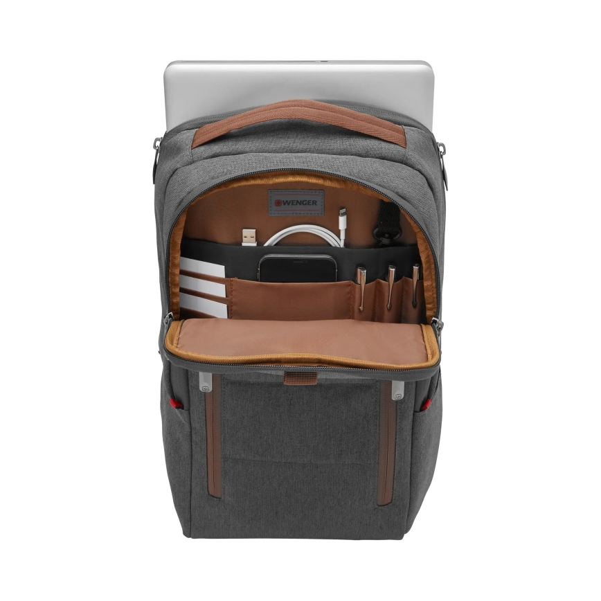 Wenger - Ranac za laptop 15 l 16 sa džepom za tablet 12 + crossbody tašna City Upgrade 2u1 siva