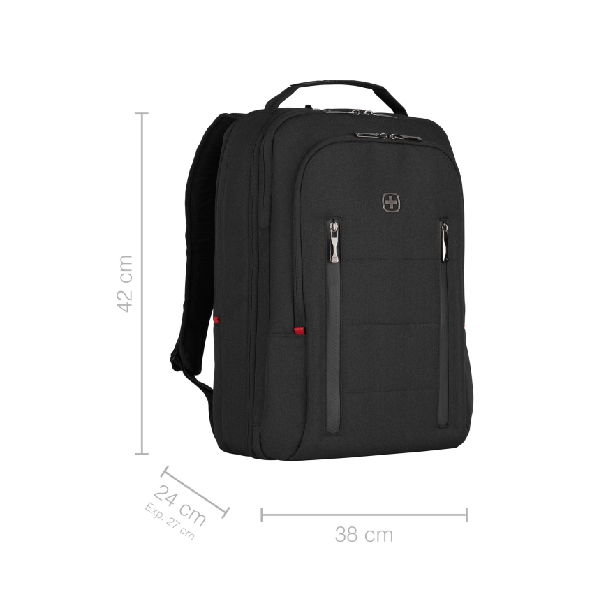 Wenger - Ranac za laptop 16 l 16 sa džepom za tablet 12 City Traveler crna