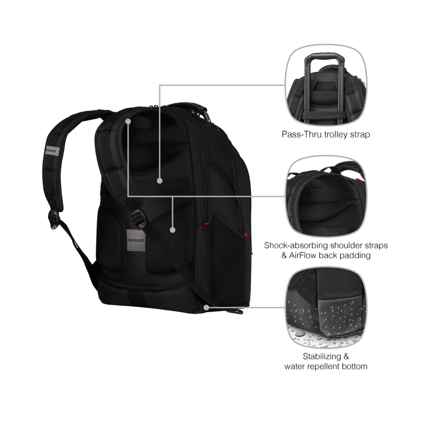 Wenger - Ranac za laptop 26 l 17 sa džepom za tablet 10 Ibex Ballistic Deluxe