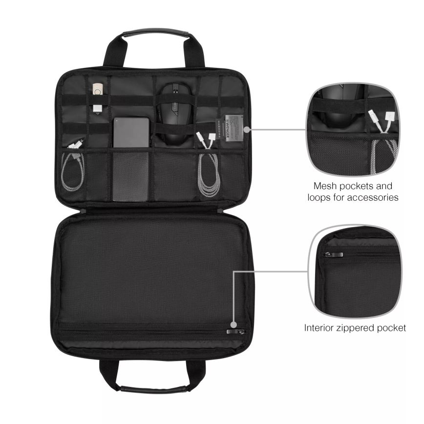 Wenger - Torba za laptop 6 l 14 Guyde crna