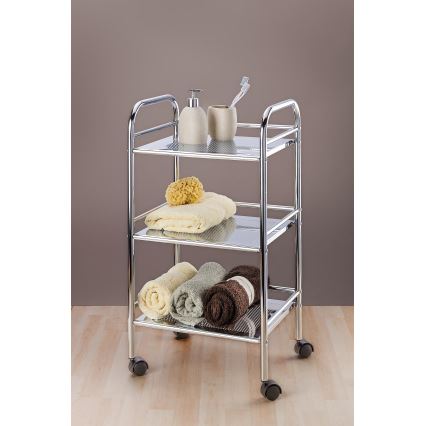WENKO 12285100 - Kolica EXCLUSIVE 41x75 cm sjajni hrom
