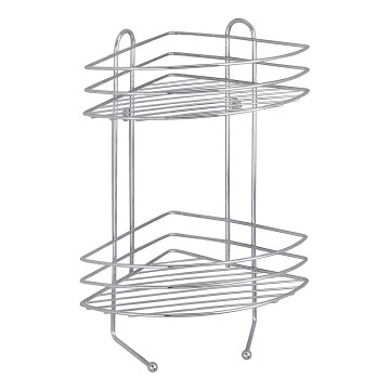 WENKO 15498100 - Uglova polica EXCLUSIVE 23x30,5 cm sjajni hrom