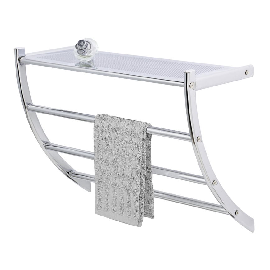 WENKO 15578100 - Stalak za peškire PESCARA 56x46 cm sjajni hrom