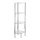 WENKO 15852100 - Regal YAGO 30x104 cm nerđajući čelik/srebrna/prozirna