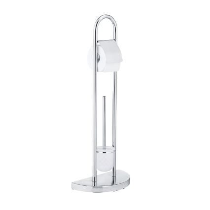 WENKO 16608100 - WC četka COSENZA 33x84 cm sjajni hrom/satin