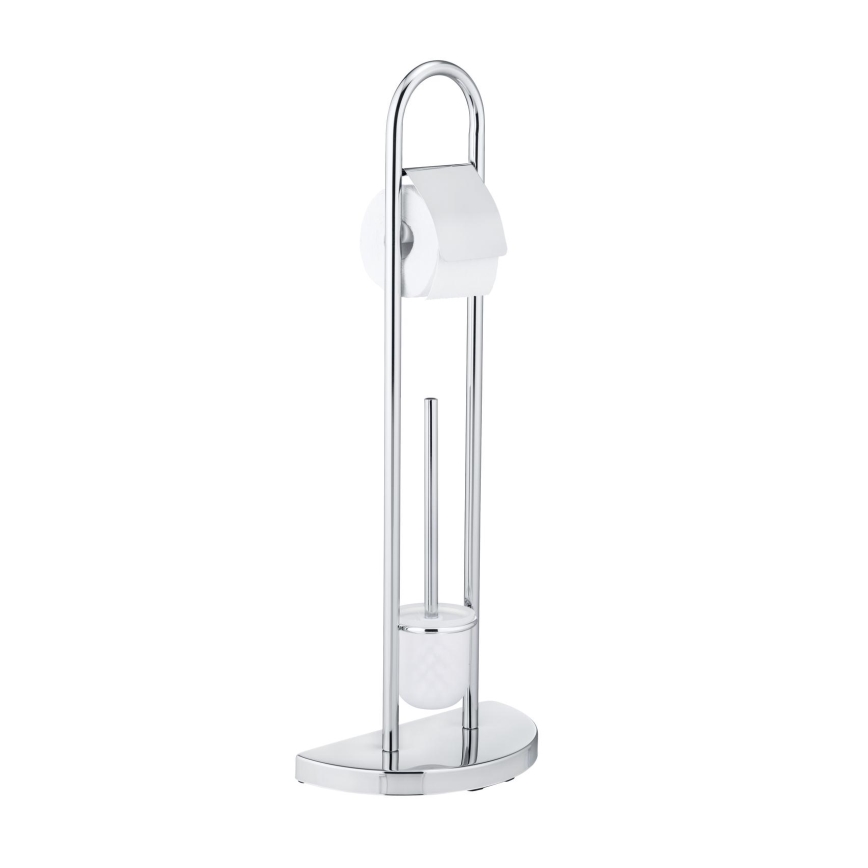 WENKO 16608100 - WC četka COSENZA 33x84 cm sjajni hrom/satin