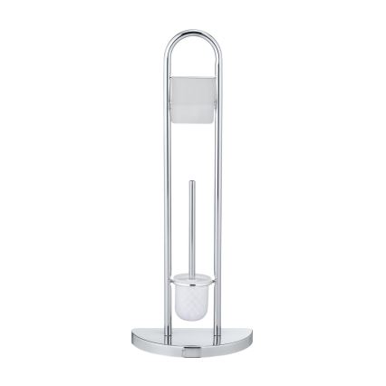 WENKO 16608100 - WC četka COSENZA 33x84 cm sjajni hrom/satin