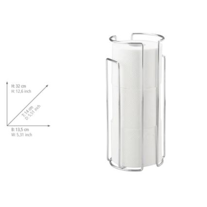 WENKO 16825100 - Držač toaletnog papira MILANO 13,5x32 cm sjajni hrom