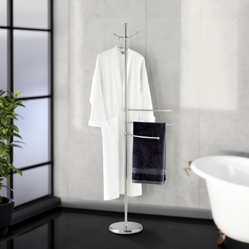 WENKO 16827100 - Stalak ADIAMO 28x170 cm srebran