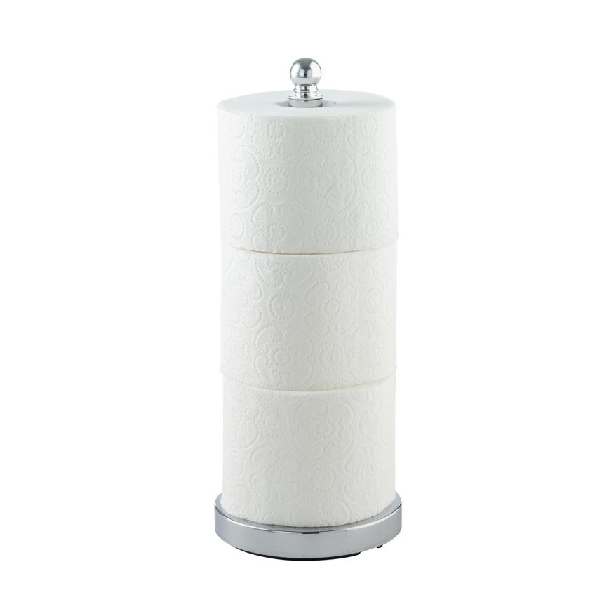 WENKO 16878100 - Držač toalet papira VITERBO 14x35 cm srebrne boje