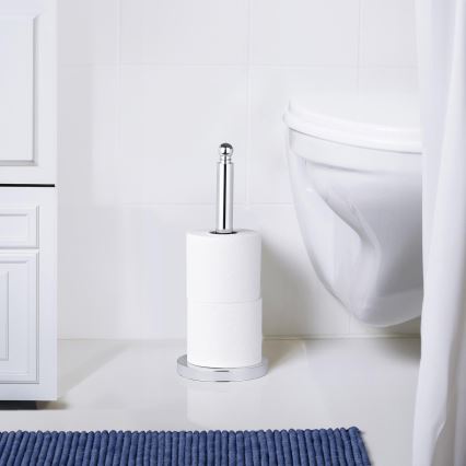 WENKO 16878100 - Držač toalet papira VITERBO 14x35 cm srebrne boje