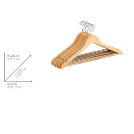 WENKO 17219008100 - ECO vešalice 45x23,5 cm braon