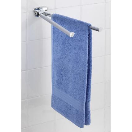 WENKO 17875100 - Držač peškira BASIC 42x8 cm od nerđajućeg čelika, srebrne boje