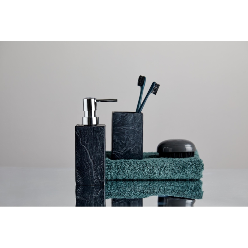 WENKO 17920100 - Čaša SLATE ROCK 6,4x10,5 cm antracit