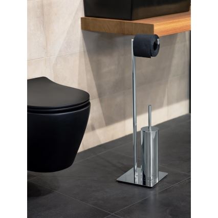 WENKO 18562100 - WC četka RECCO 20x71,5 cm sjajni hrom