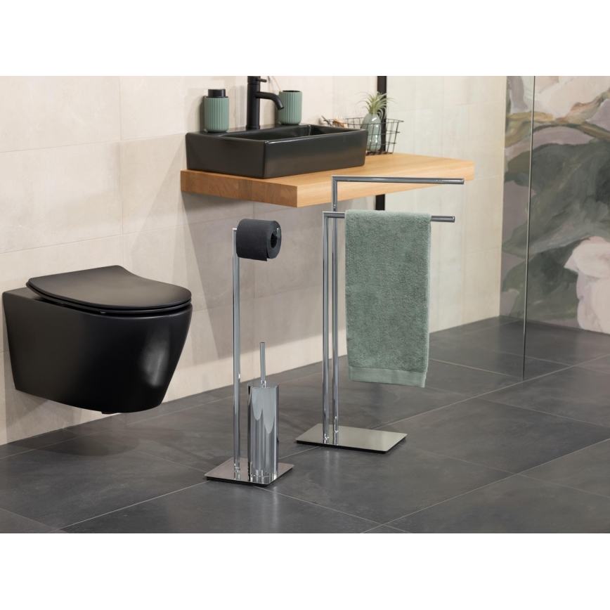 WENKO 18562100 - WC četka RECCO 20x71,5 cm sjajni hrom