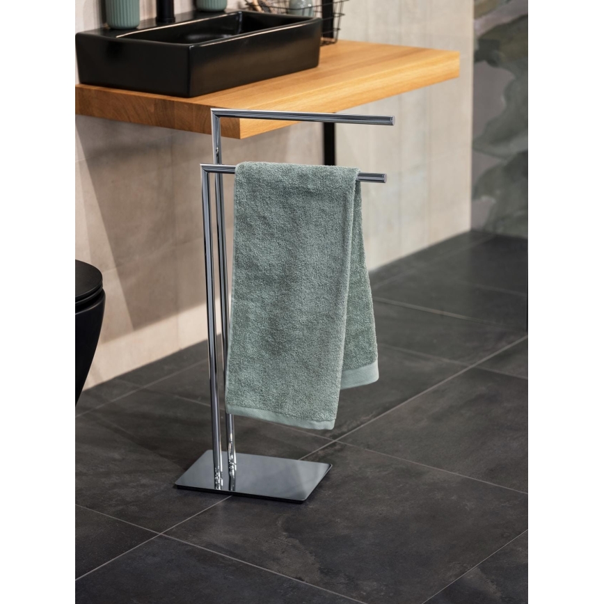 WENKO 18563100 - Stalak za peškire RECCO 48x80,5 cm sjajni hrom