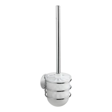 WENKO 18768100-WC komplet TURBO-LOC okrugli čelik 10x37,5 cm sjajni hrom/bela