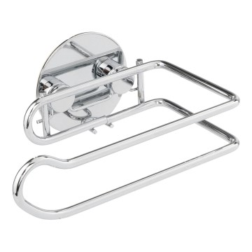 WENKO 18774100 - Okrugli držač toaletnog papira TURBO-LOC, čelik, 14x9 cm, hrom