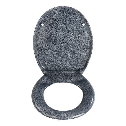 WENKO 18902100-WC daska OTTANA 44,5x37,5 cm granit/siva/srebrna