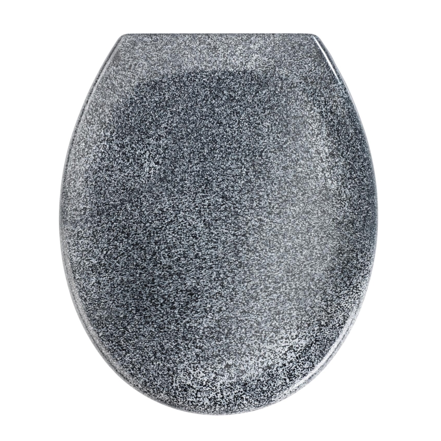 WENKO 18902100-WC daska OTTANA 44,5x37,5 cm granit/siva/srebrna
