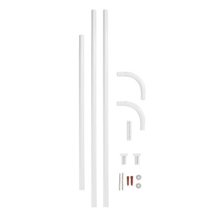 WENKO 19214100 - Šipka UNIVERSAL 2x2 cm bela