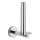 WENKO 20218100 - Držač toalet papira BOSIO SHINE 8x12,5 cm nerđajući čelik/srebrni