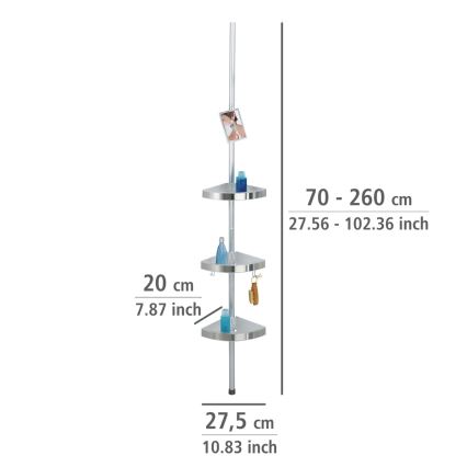 WENKO 20349100-Ugaoni element PREMIUM 27,5x260 cm saten