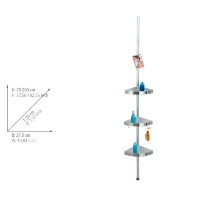 WENKO 20349100-Ugaoni element PREMIUM 27,5x260 cm saten