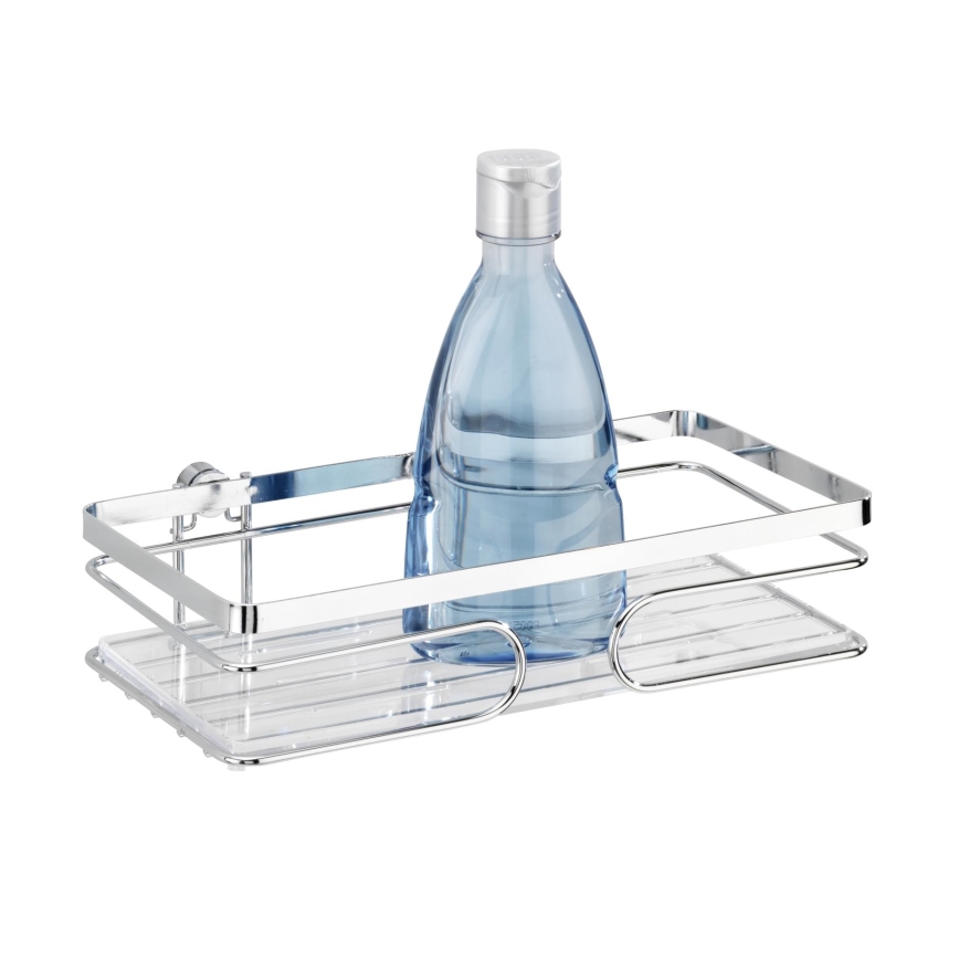 WENKO 20409100-Polica PREMIUM od nerđajućeg čelika 24x13,5 cm srebrna