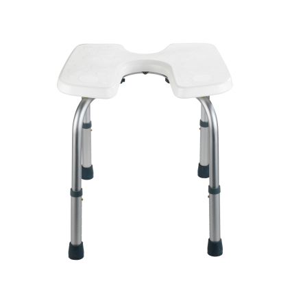 WENKO 206051100-Stolica SECURA 46x53,5 cm bela/srebrna