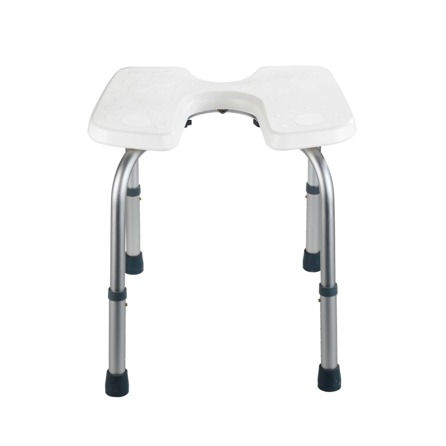 WENKO 206051100-Stolica SECURA 46x53,5 cm bela/srebrna