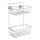 WENKO 20889100 - polica VACUUM-LOC RUND, čelik, 26 x 38 cm, sjajni hrom