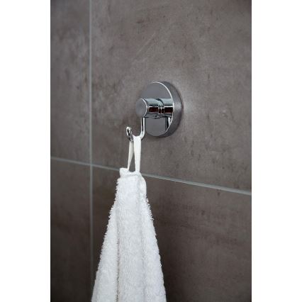 WENKO 20900100-Kukica VACUUM-LOC okrugla STAH 6x6,7 cm sjajni hrom