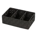 WENKO 20978100 - Organizer ADRIA 32x21 cm crna