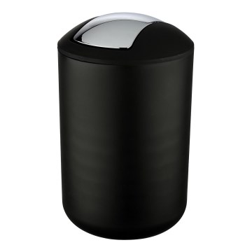 WENKO 21212100 - Kanta BRASIL 19,5x31 cm crna/sjajni hrom