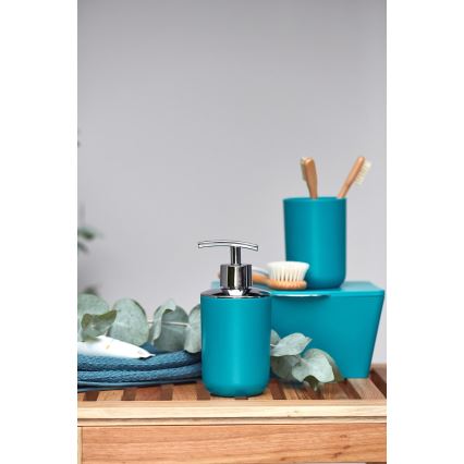 WENKO 21224100 - Dozator sapuna BRASIL 7,3x16,5 cm tirkizni/sjajni hrom