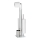 WENKO 21564100 - WC četka RIVALTA 18x70 cm nerđajući čelik/srebrna/bela/crna