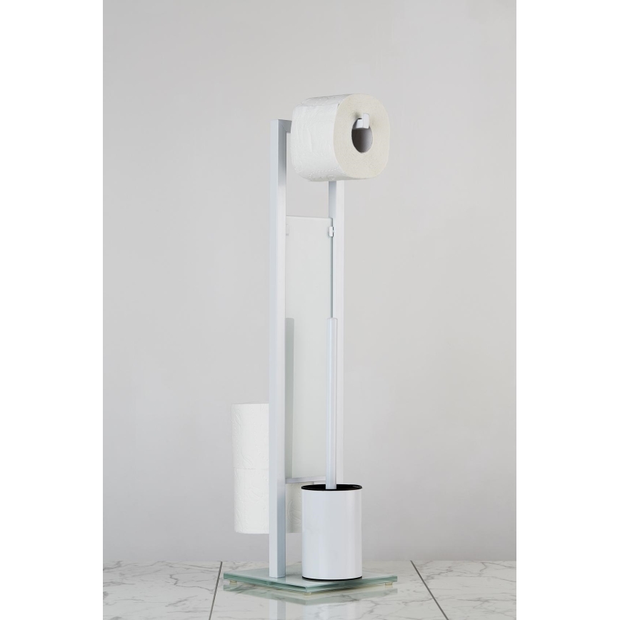 WENKO 21565100 - WC četka RIVALTA 18x70 cm bela/crna