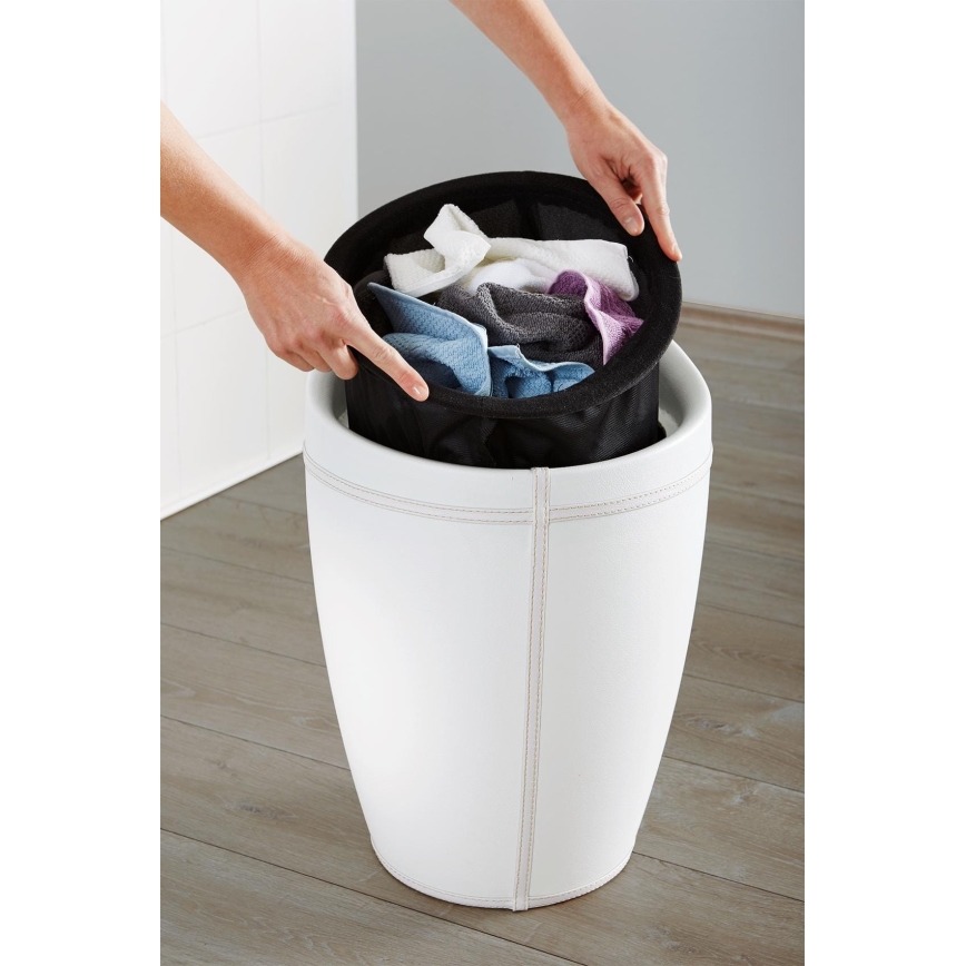 WENKO 21773100 - Stolica CANDY 36x50,5 cm bela/crna