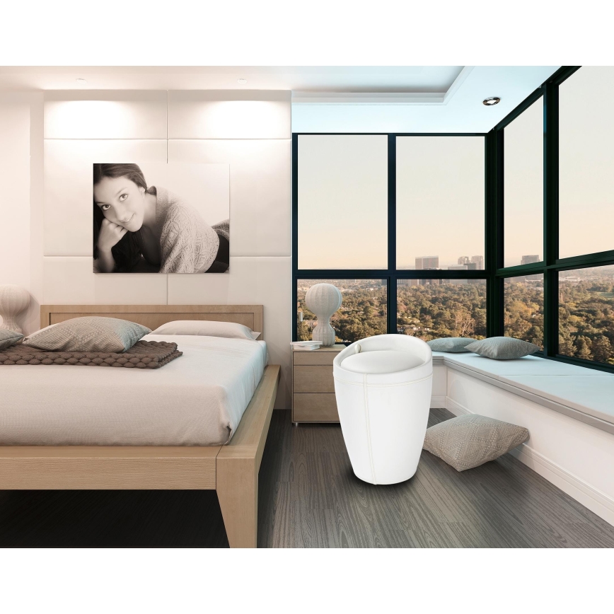 WENKO 21773100 - Stolica CANDY 36x50,5 cm bela/crna