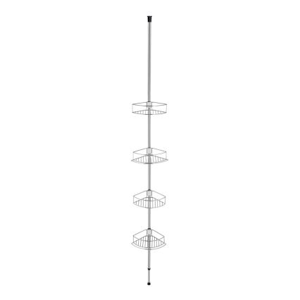 WENKO 21803100-Ugaona polica DOLCEDO 31x275 cm nerđajući/sjaj. hrom
