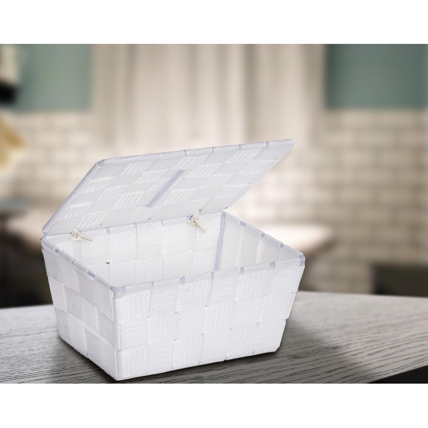 WENKO 22077100 - Korpa ADRIA 19x14 cm bela