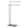 WENKO 22090100 - Stalak za peškire LAVA 42x81 cm nerđajući čelik/srebrna/crna