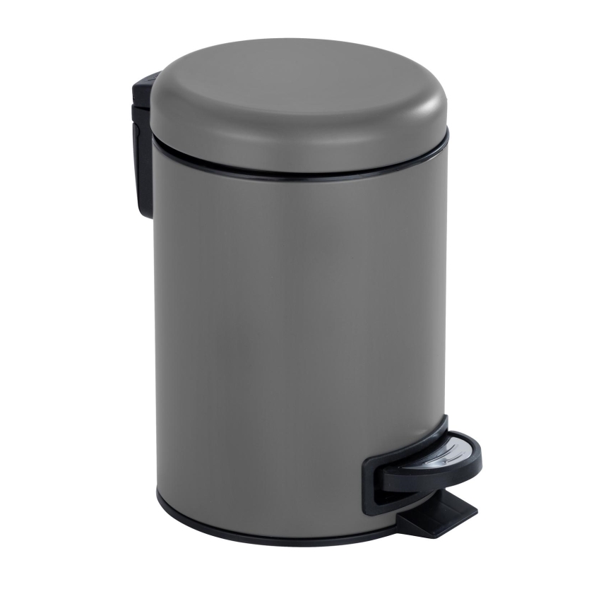 WENKO 22148100 - Korpa LEMAN 17x25 cm siva/crna