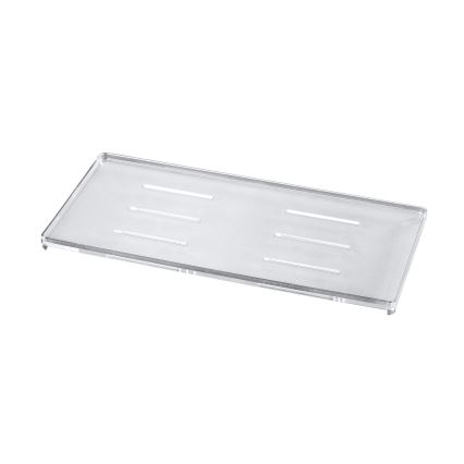 WENKO 22213100 - Stalak ALDO 24,5x70 cm nerđajući čelik/srebran