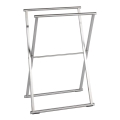 WENKO 22476100 - Stalak za peškire LAVA 53,5x80,5 cm nerđajući čelik/srebrna