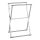 WENKO 22476100 - Stalak za peškire LAVA 53,5x80,5 cm nerđajući čelik/srebrna