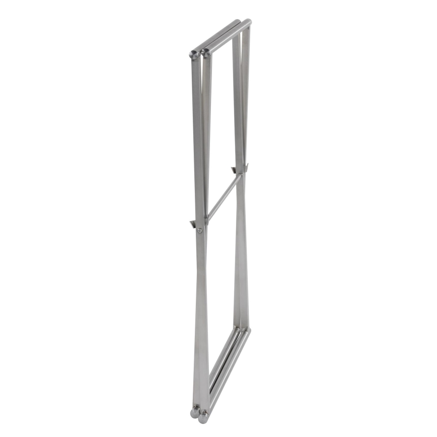 WENKO 22476100 - Stalak za peškire LAVA 53,5x80,5 cm nerđajući čelik/srebrna